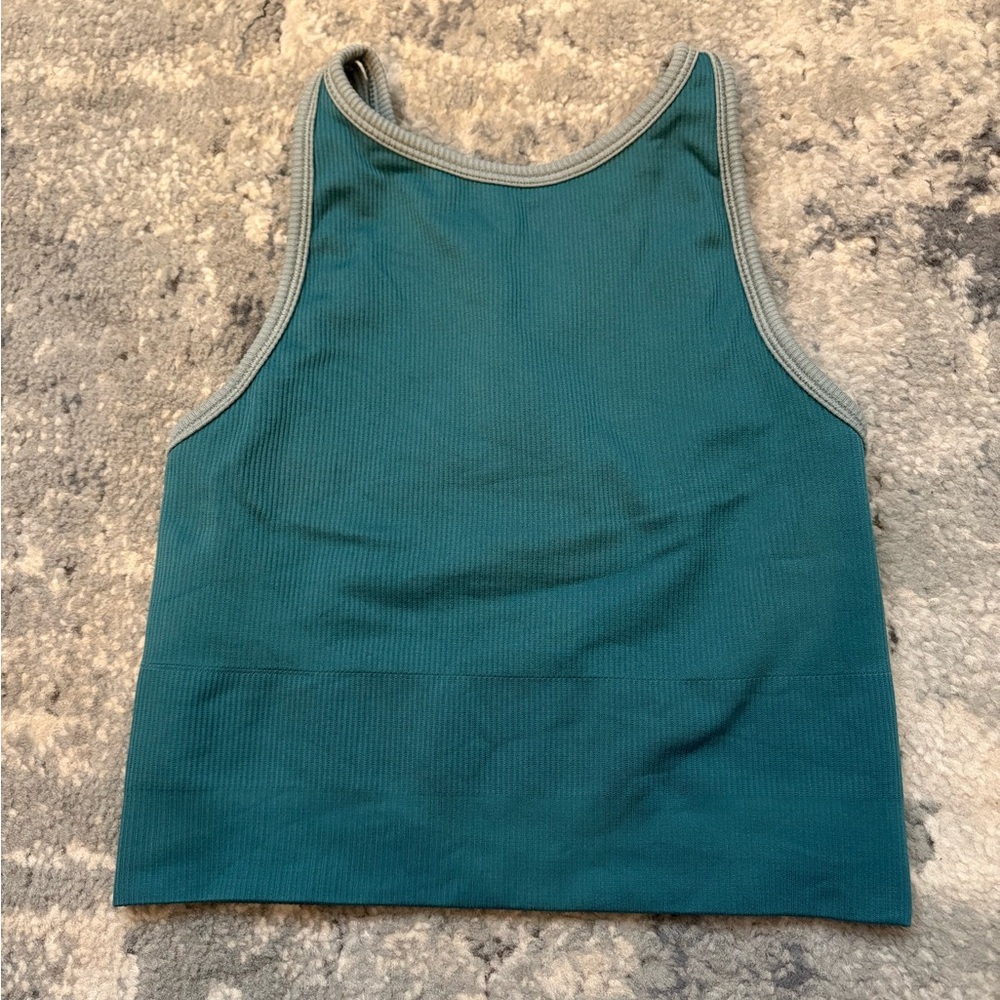 Athleta Aurora High Neck Seemless Crop Top Camisole, SZ XXS - Picture 2 of 4